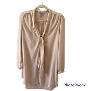 Cream Shear Midi Dress